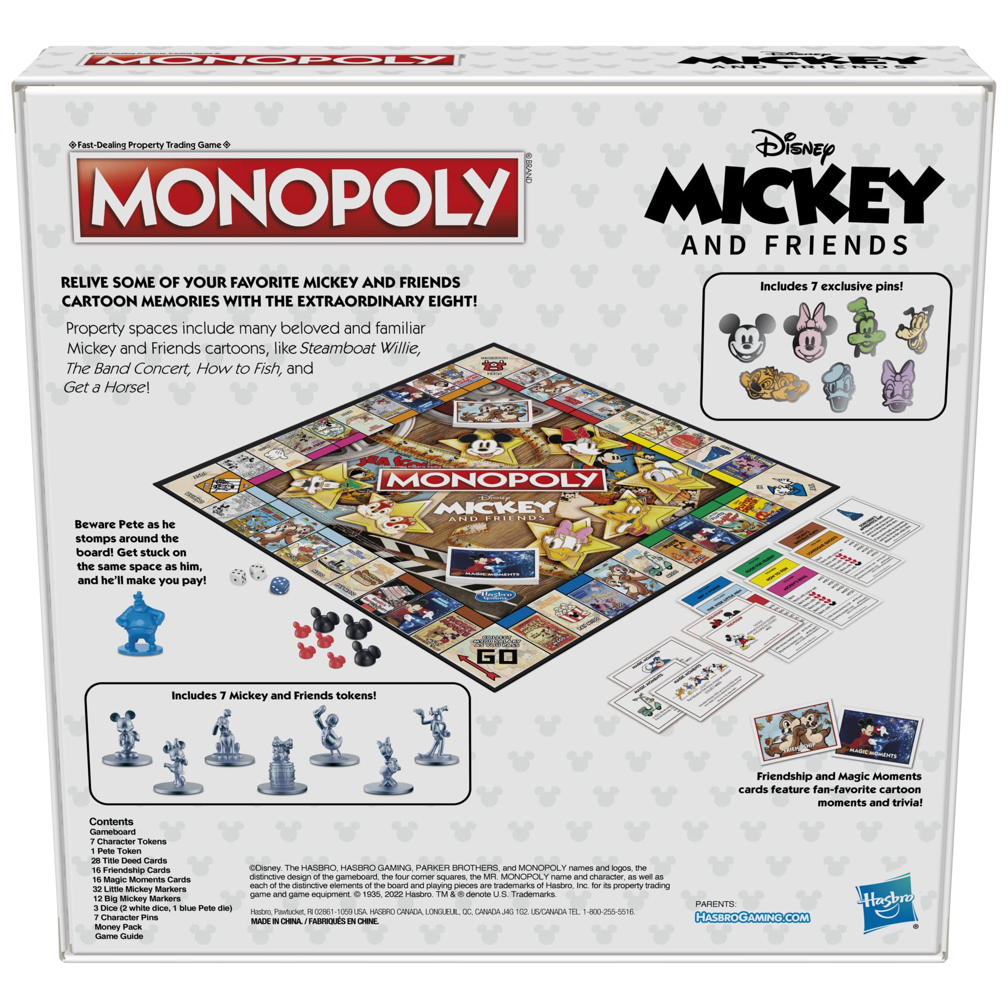 Little Mickey and Big Mickey markers on properties add playful visual cues