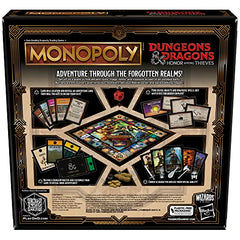 Monopoly D&D Honor Among Thieves character tokens enable themed play with unique abilities.