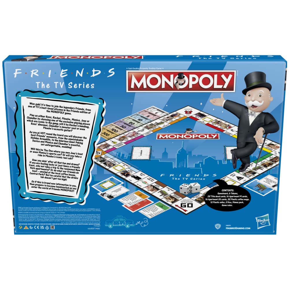 Monopoly: Friends Edition sofas replace hotels for lounge-inspired trades