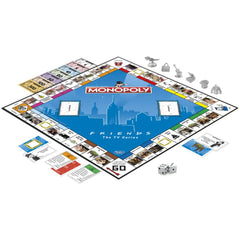 Monopoly: Friends Edition game board features familiar show scenes and themes