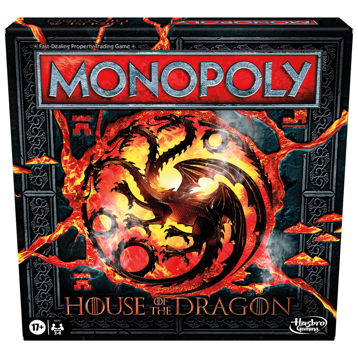 Monopoly House of the Dragon Edition board game setup for game night.