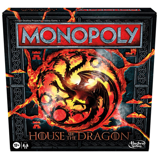 Monopoly House of the Dragon Edition board game setup for game night.