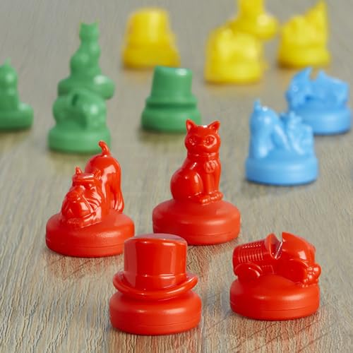 Monopoly Knockout cash flow as tokens land on properties