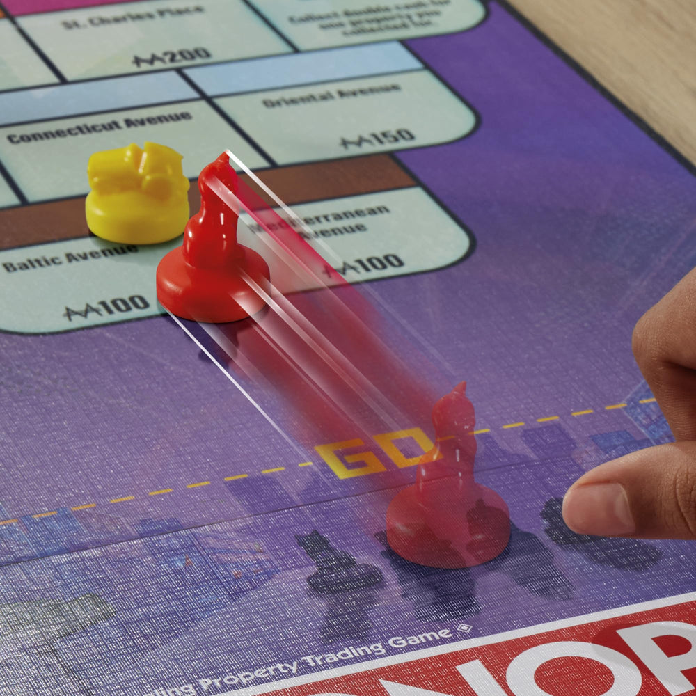 Monopoly Knockout in-action during a crowd-pleasing family game night