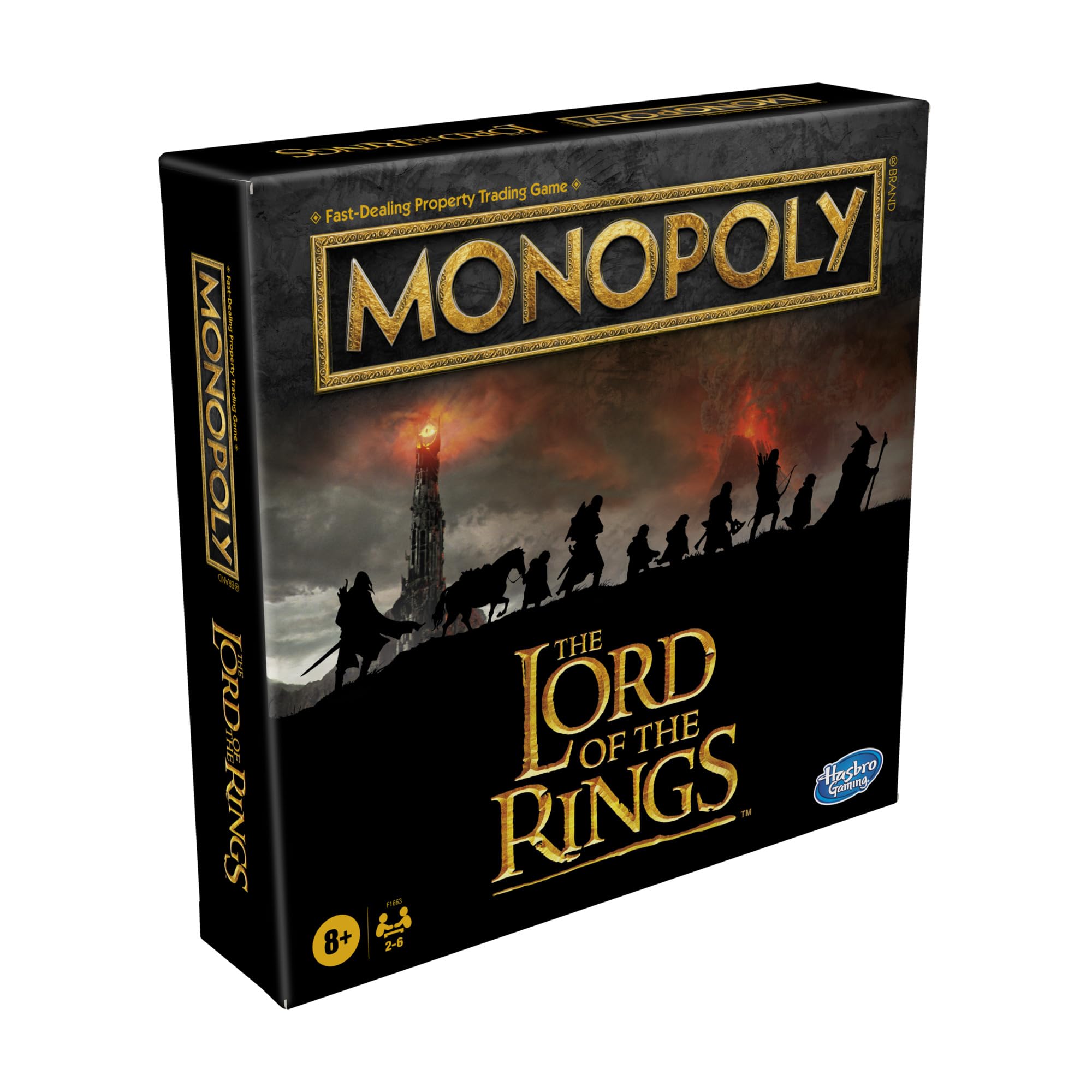 Monopoly Lord of the Rings Edition box and instructions shown for quick setup