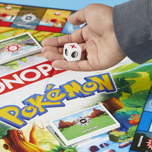 Monopoly Pokémon Edition locations you explore during rounds.