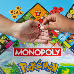 Monopoly Pokémon Edition Poké Balls and tokens add collectable charm.