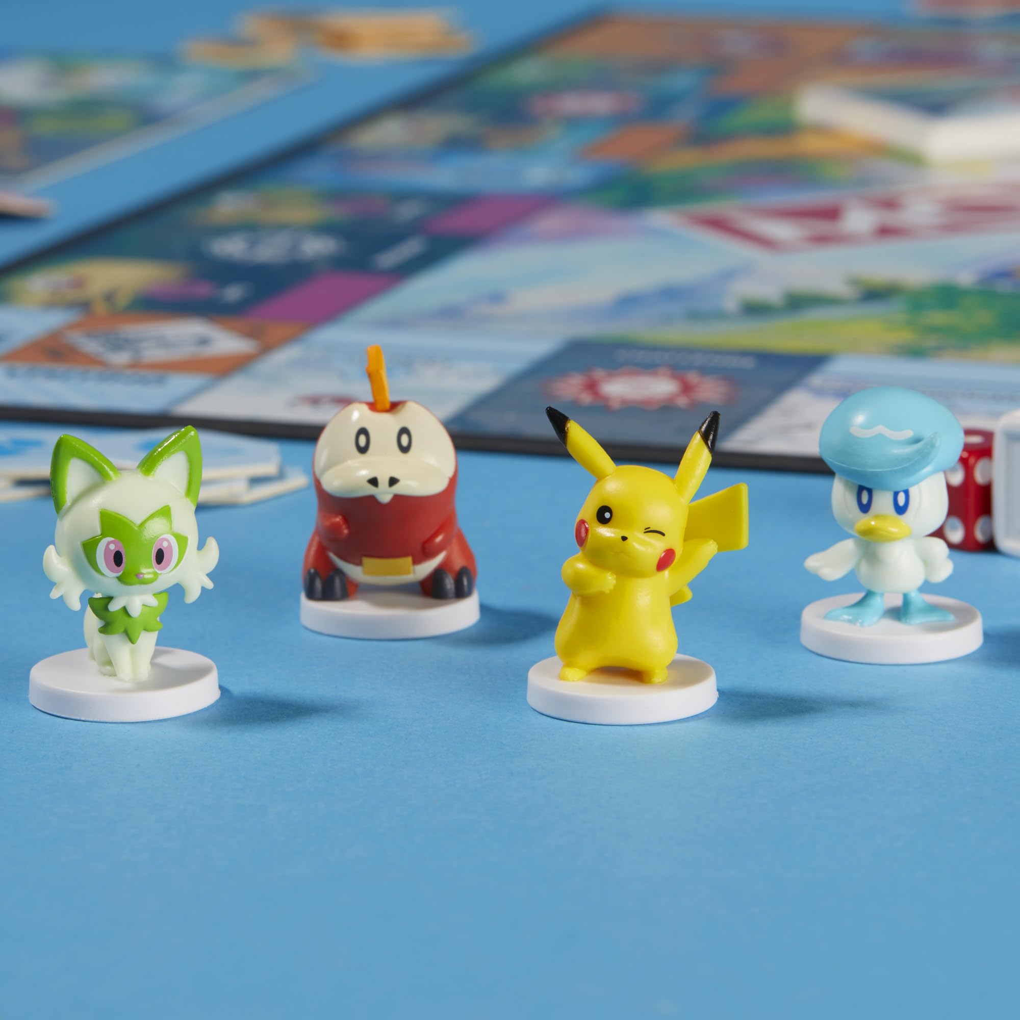 Monopoly Pokémon Edition Quaxly token ready for battles.