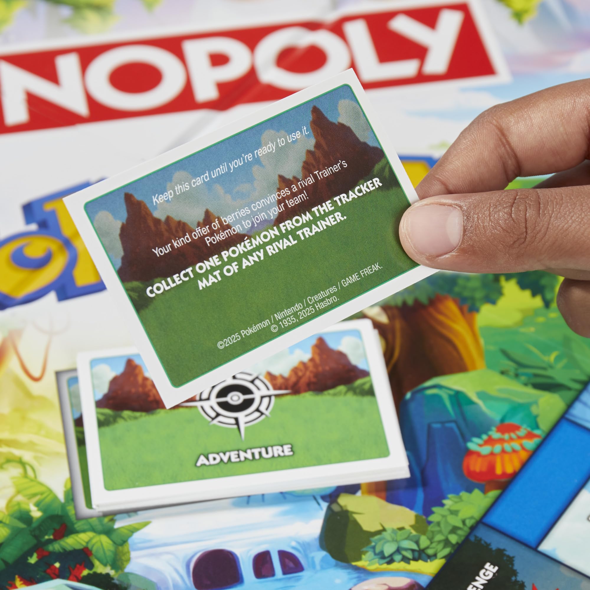 Monopoly Pokémon Edition Sprigatito token ready for battles.