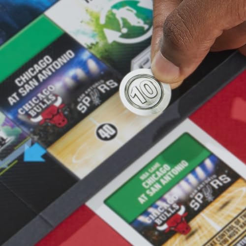 Monopoly Prizm NBA 2nd Edition award contest cards in use.