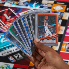 Monopoly Prizm NBA 2nd Edition game board section showing NBA games.