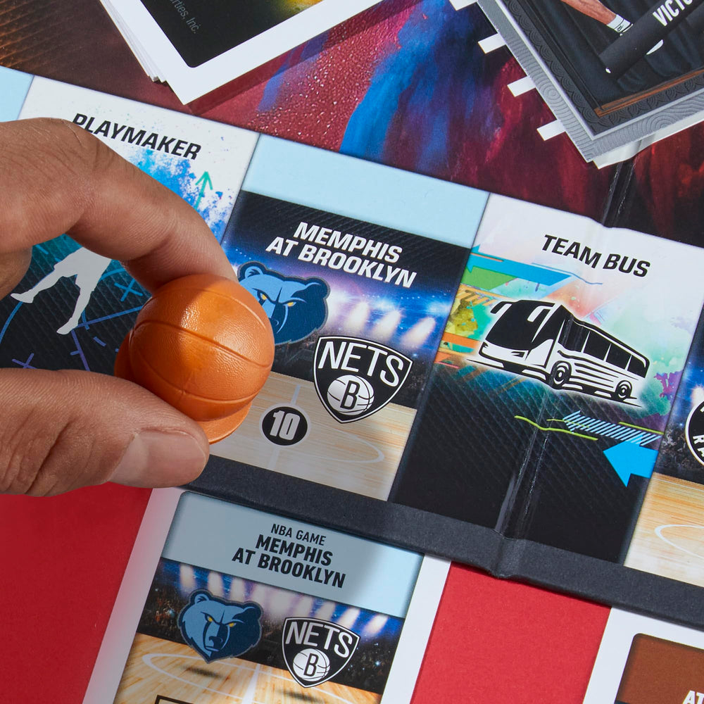 Monopoly Prizm NBA 2nd Edition Go space and awards area.