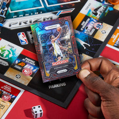 Monopoly Prizm NBA 2nd Edition draft scene showing player trading.
