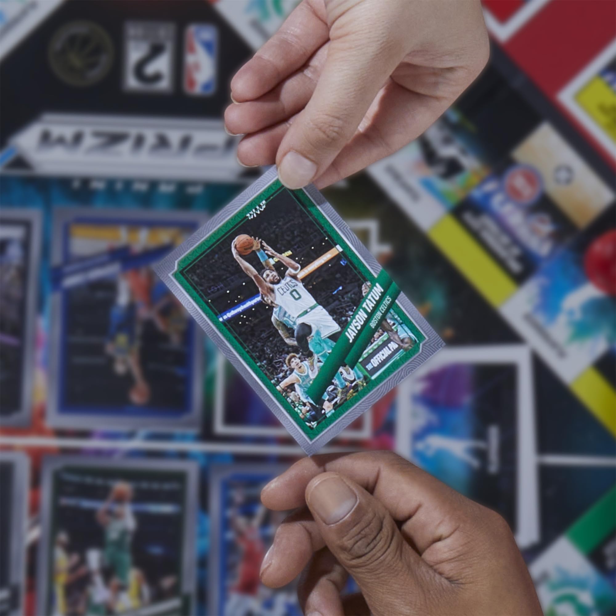 Monopoly Prizm NBA 2nd Edition points tracker in play.
