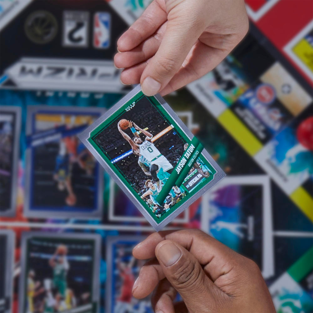 Monopoly Prizm NBA 2nd Edition points tracker in play.