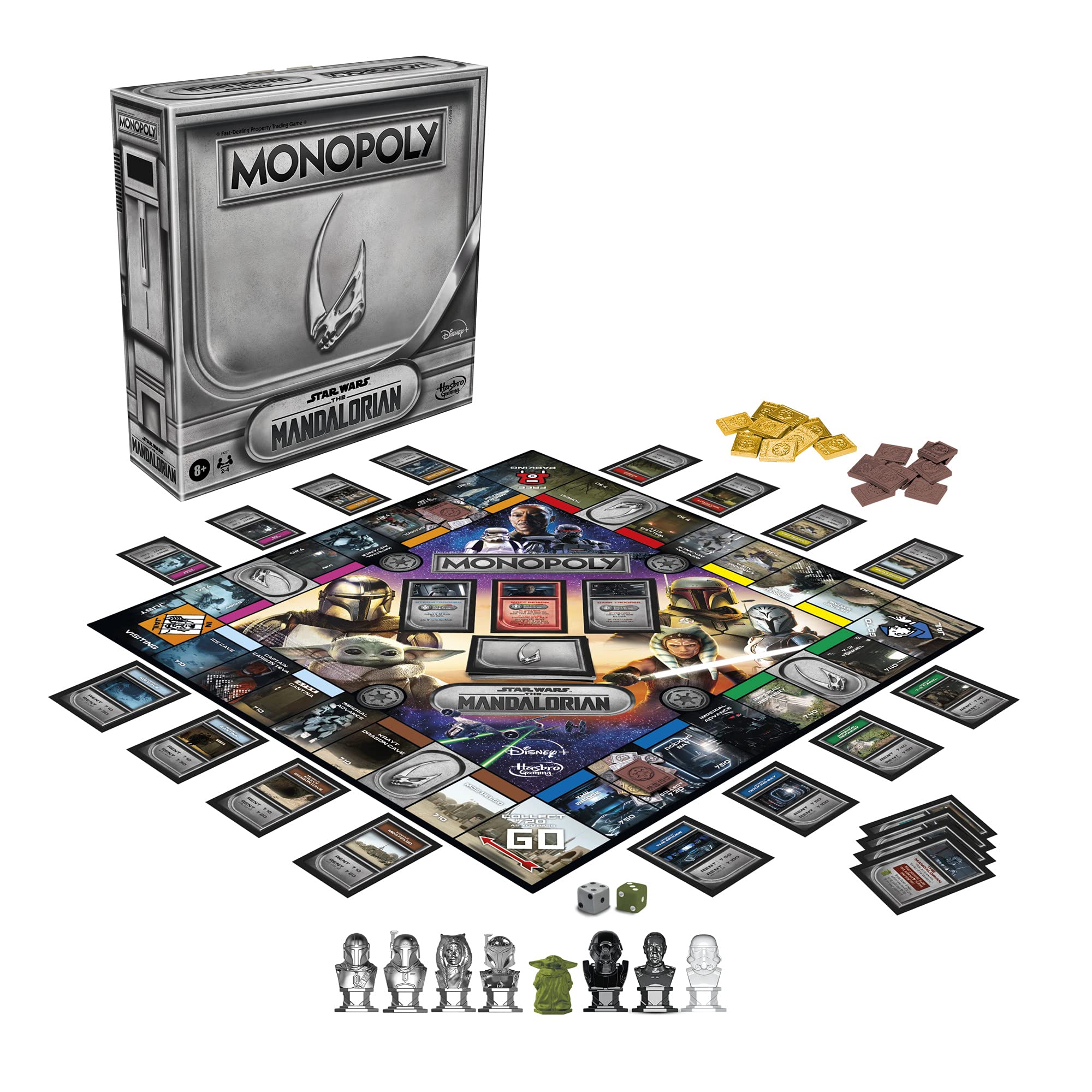 Monopoly Star Wars Mandalorian Edition Bo-Katan token ready for clever tactics
