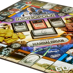 Monopoly Star Wars Mandalorian Edition Boba Fett token in action