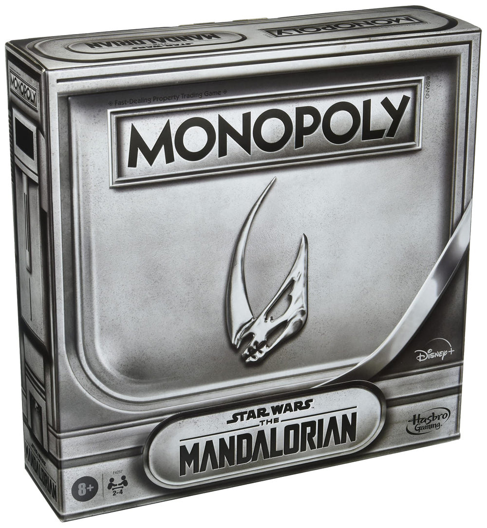 Monopoly Star Wars Mandalorian Edition box cover with iconic characters for family nights