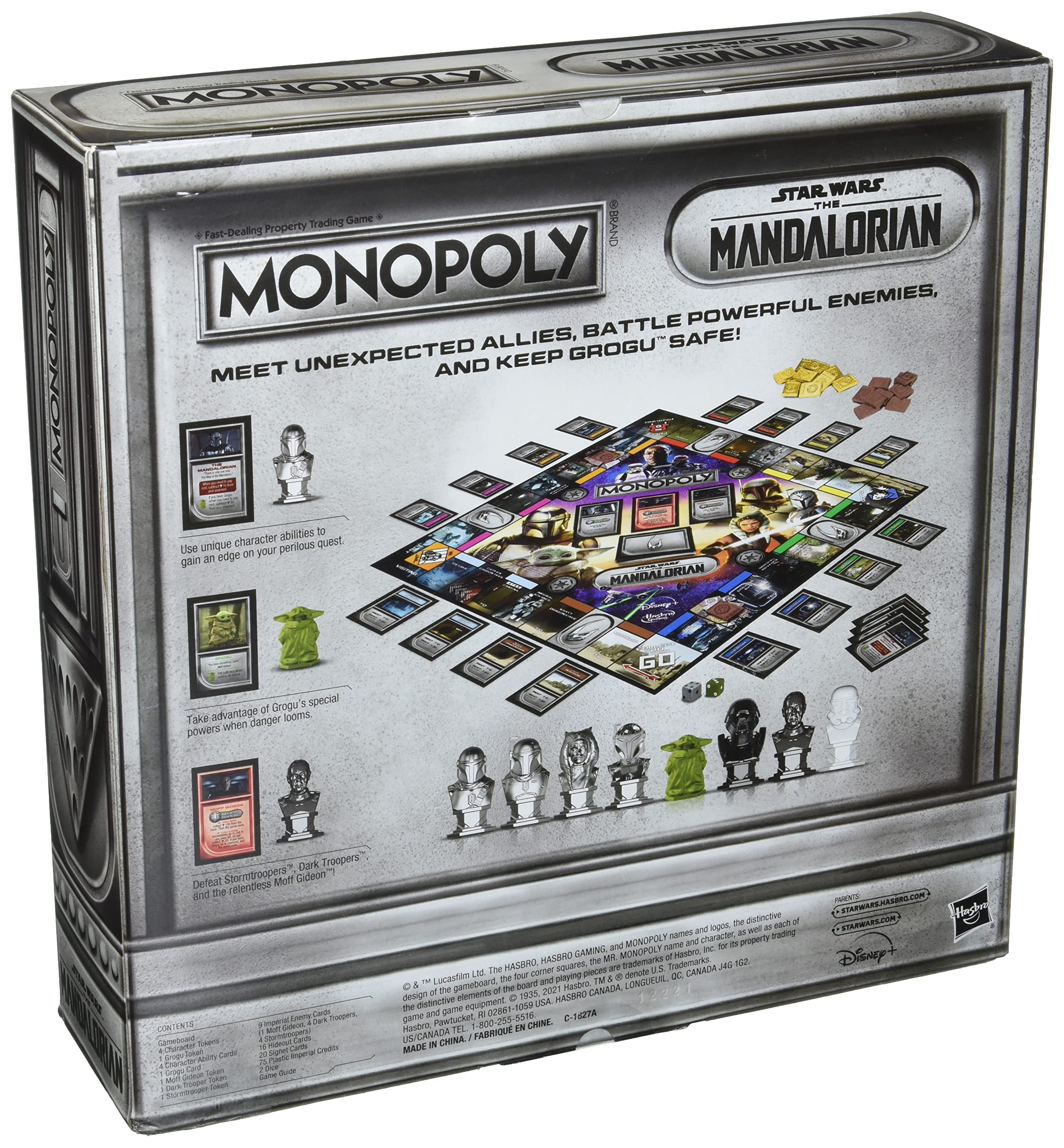 Monopoly Star Wars Mandalorian Edition Mandalorian token ready for strategic moves