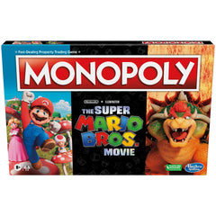 Monopoly The Super Mario Bros. Movie Edition cover art inviting family game night