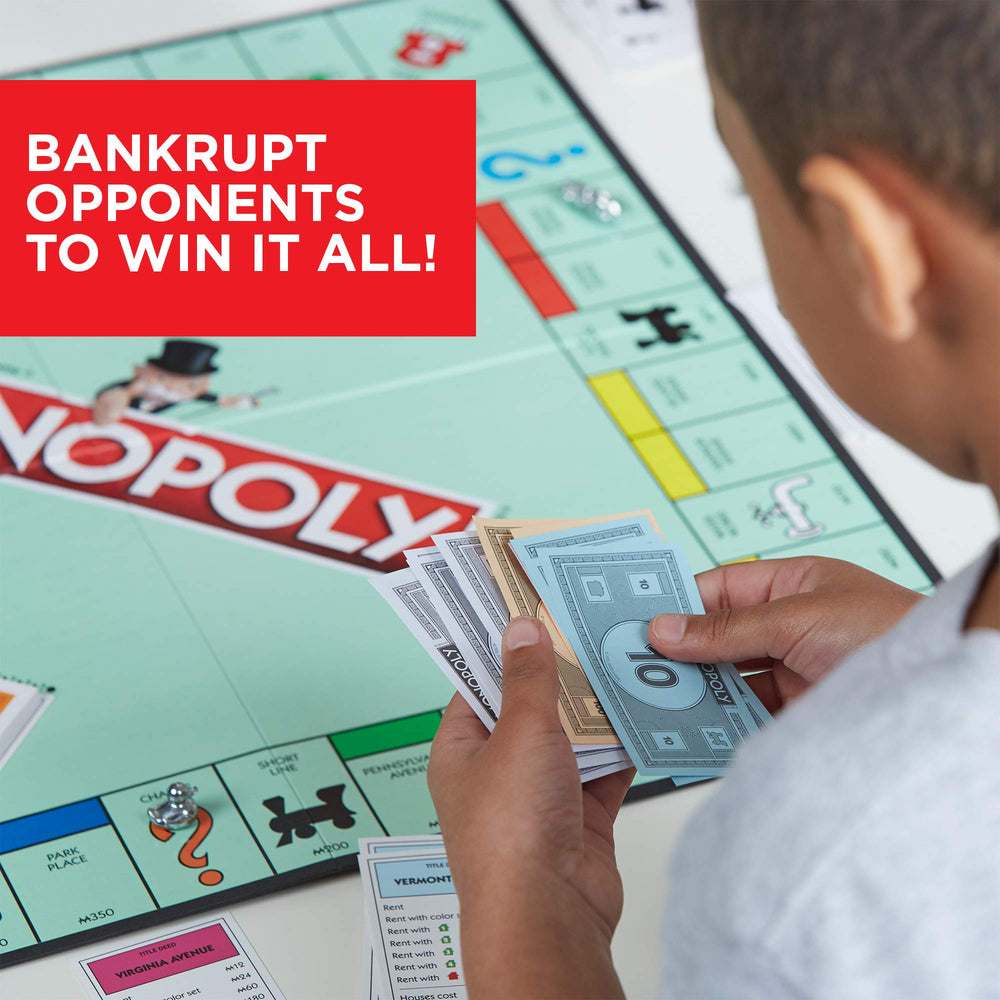 Monopoly Scotty token beside Chance cards.
