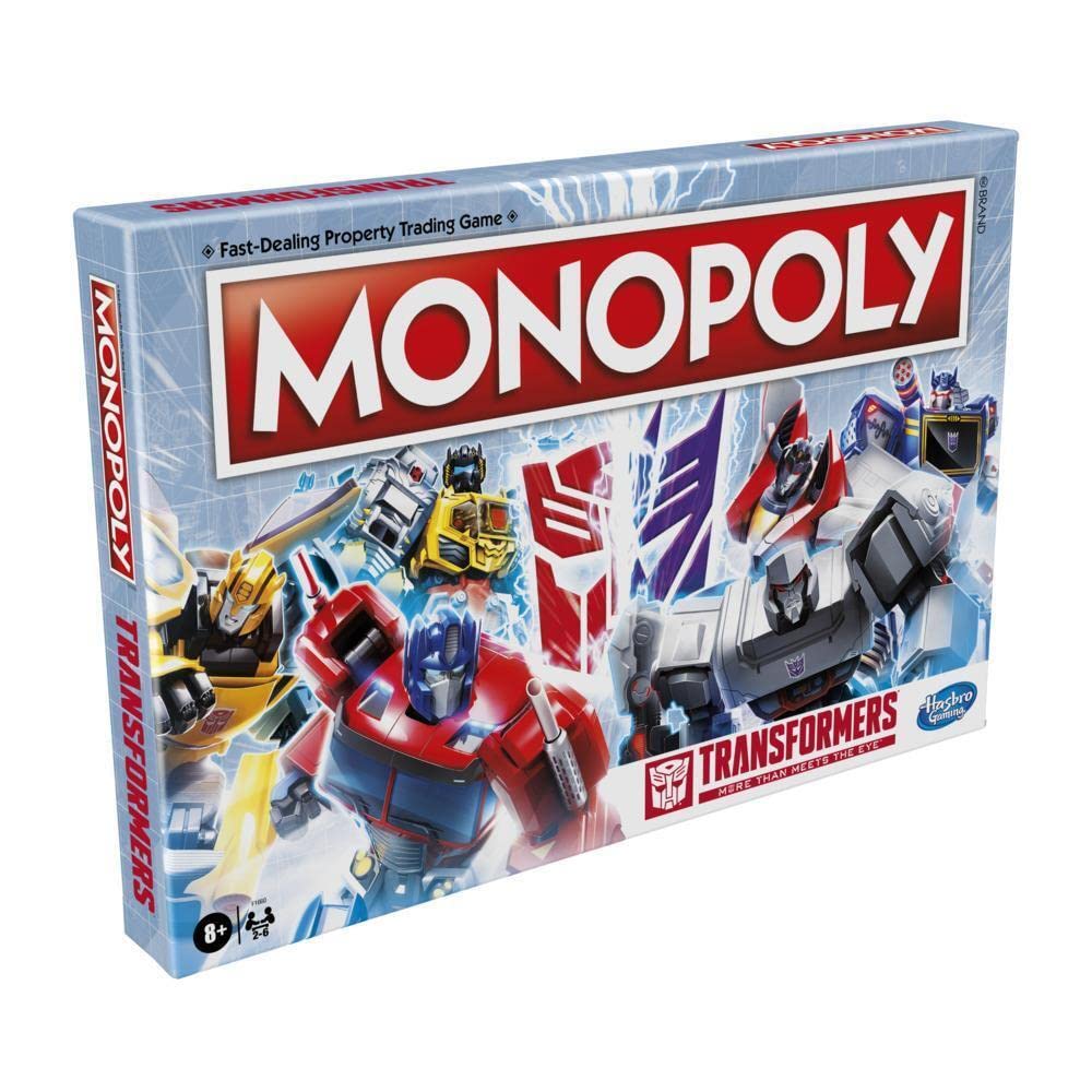 Monopoly Transformers Edition board, ideal for strategic play and family nights.