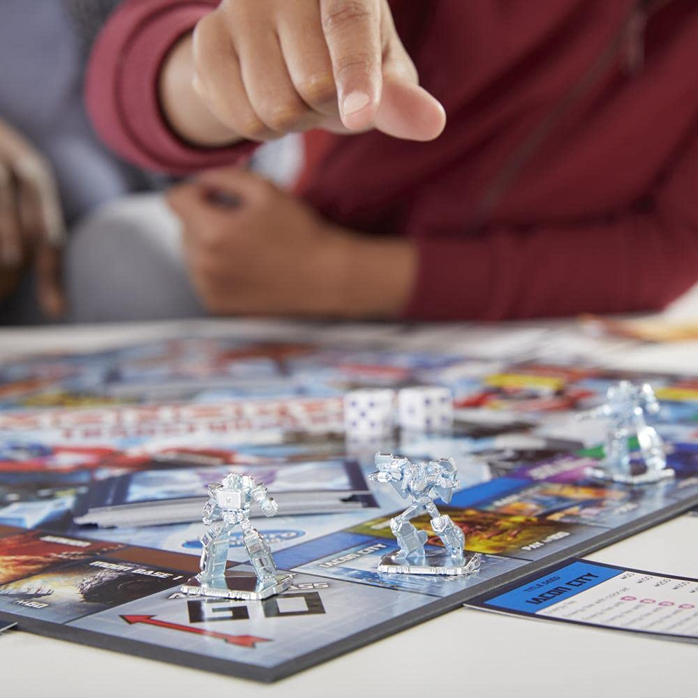 Megatron token for Monopoly Transformers Edition introduces bold villain energy.