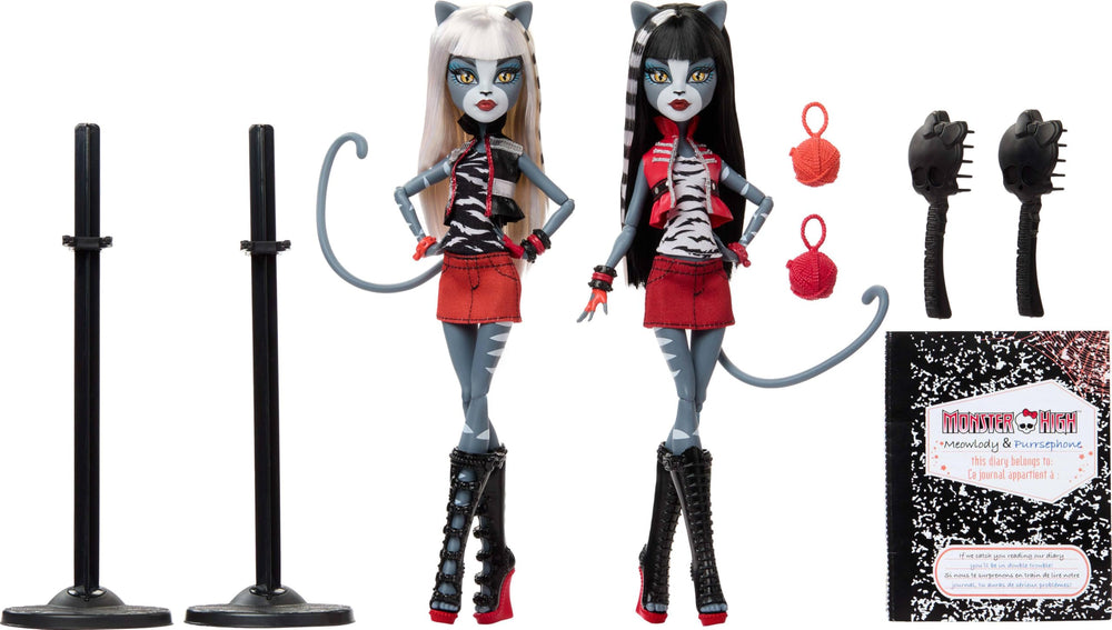 Collectible class reunion concept featuring original Monster High ghouls.