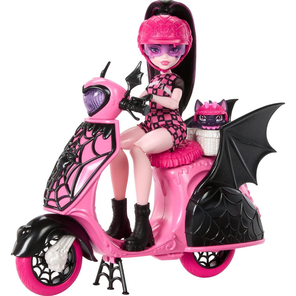 Monster High Draculaura hair detail showing styling options