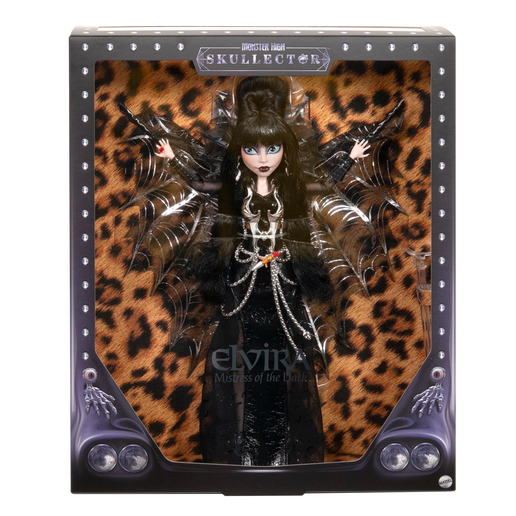 Monster High Elvira collectible enhances horror-themed collections and gifting.