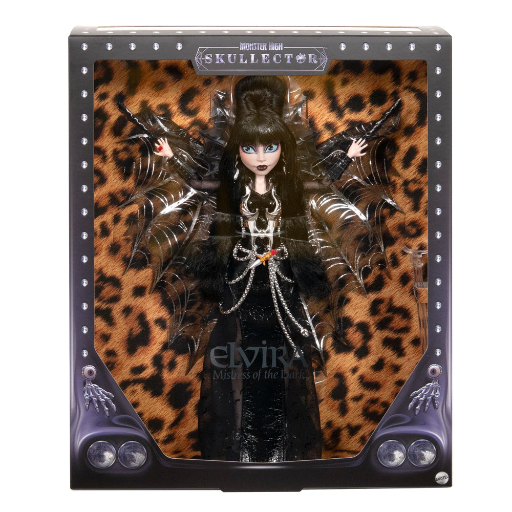 Monster High Elvira collectible enhances horror-themed collections and gifting.