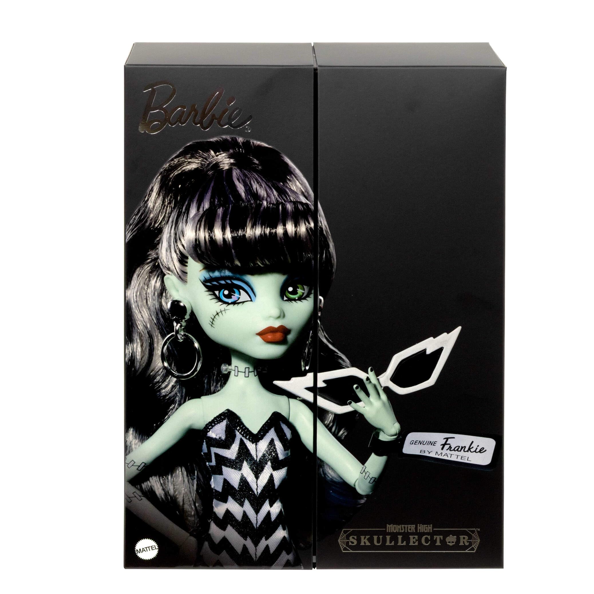 Doll stand included with Frankie Stein for stable posing and display.