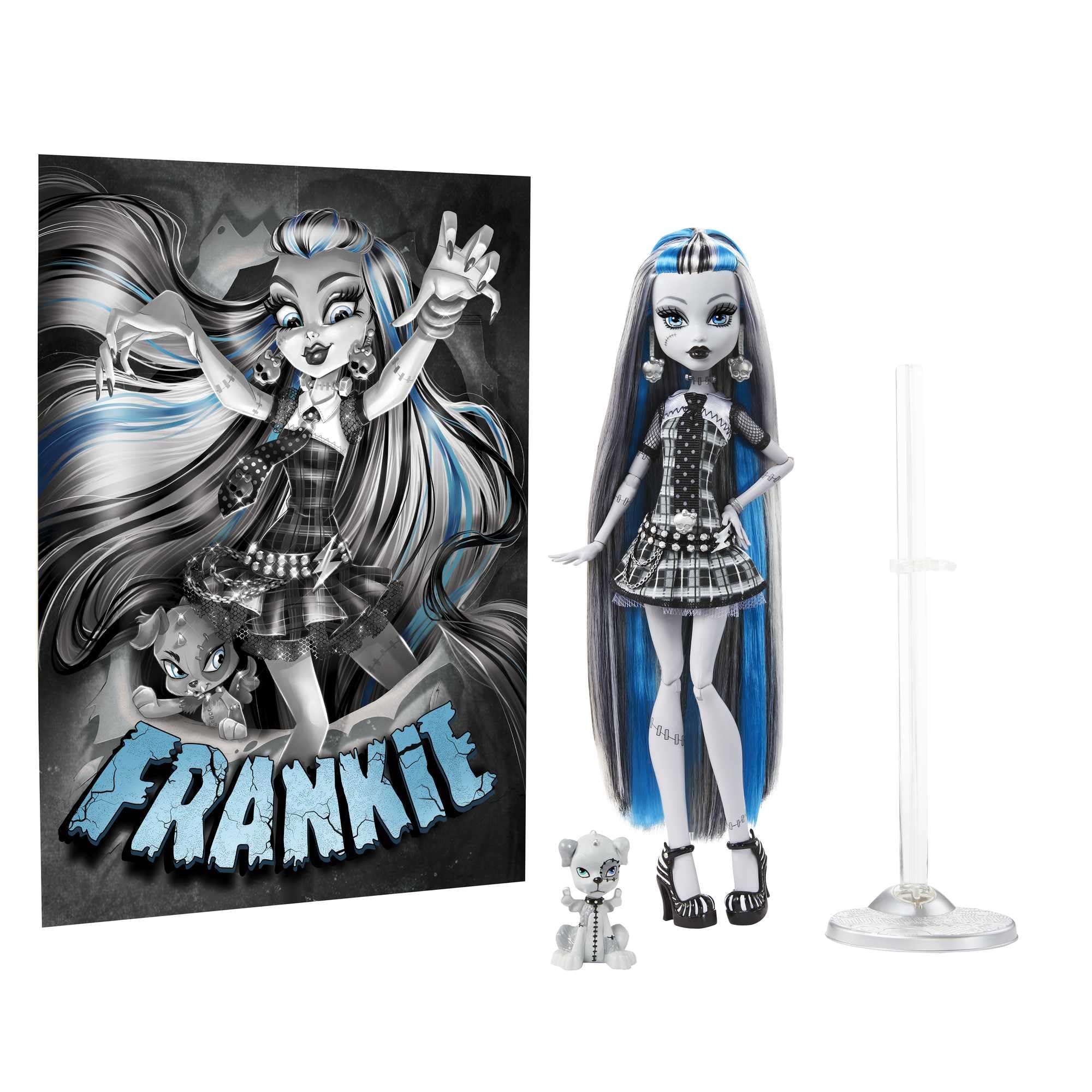 Life-size Monster High Reel Drama poster featuring Frankie Stein for dramatic decor.