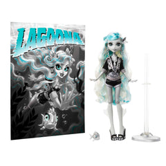 Monster High Lagoona Blue fully articulated doll for dynamic pose and storytelling.