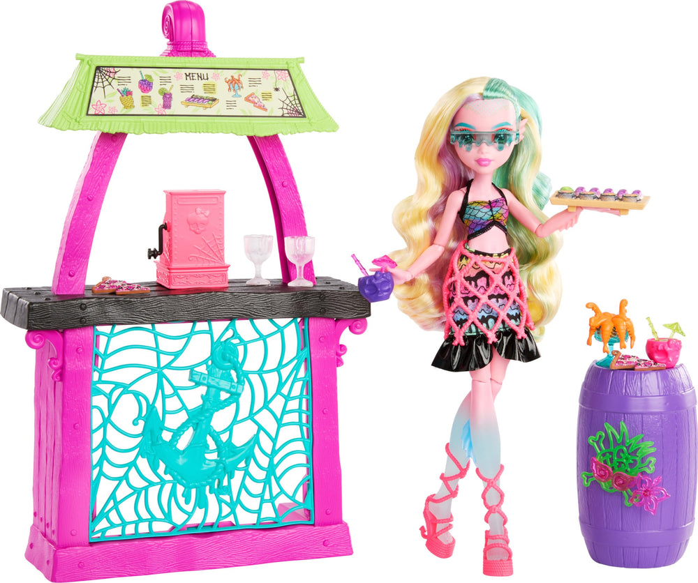 Monster High Lagoona Blue by the snack shack, ideal for imaginative seaside dining play