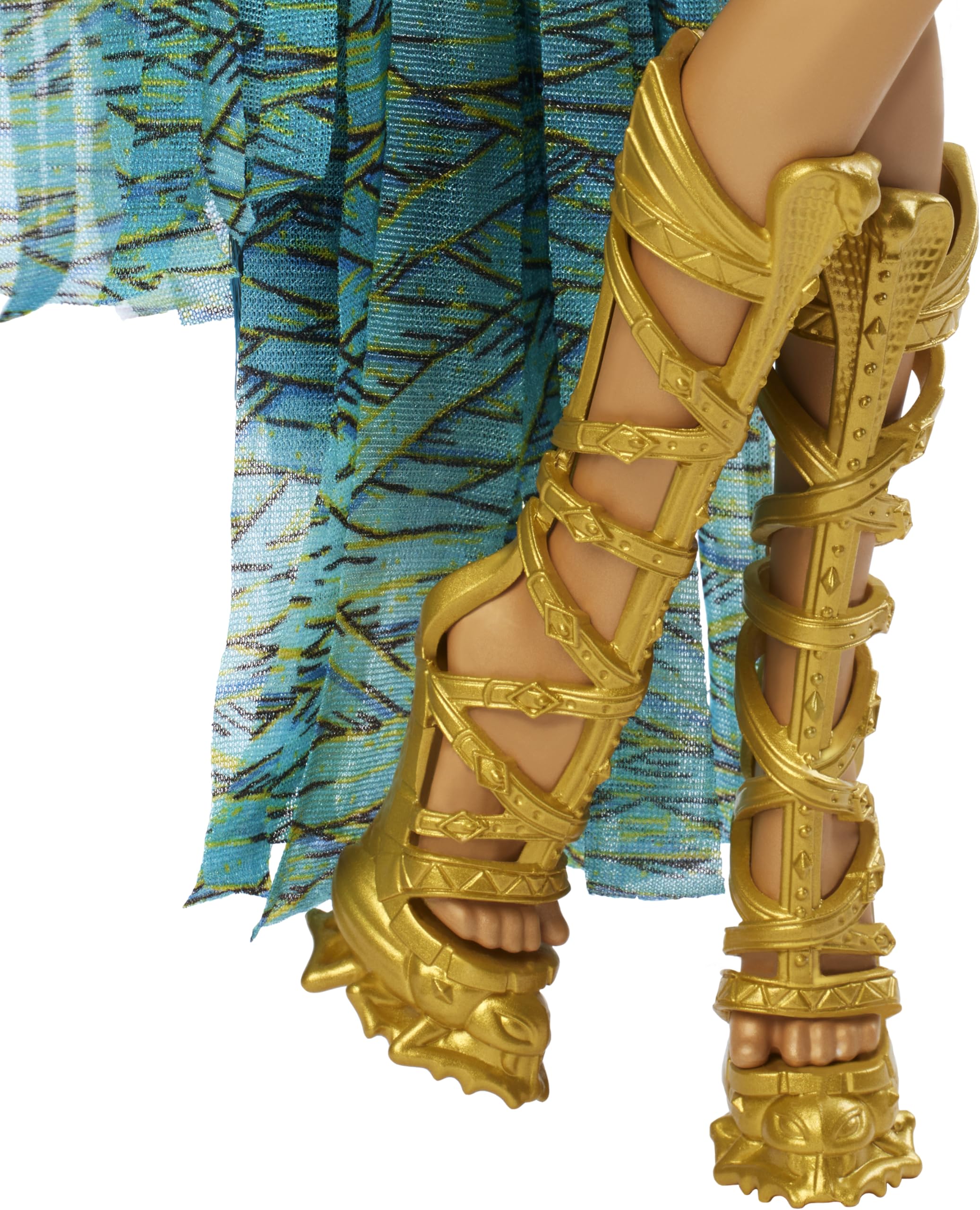 Golden accessories elevate the Mummy Majesties' luxe fashion vibe and drama