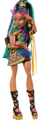 Monster High Nefera De Nile doll in regal mummy dress for imaginative play.