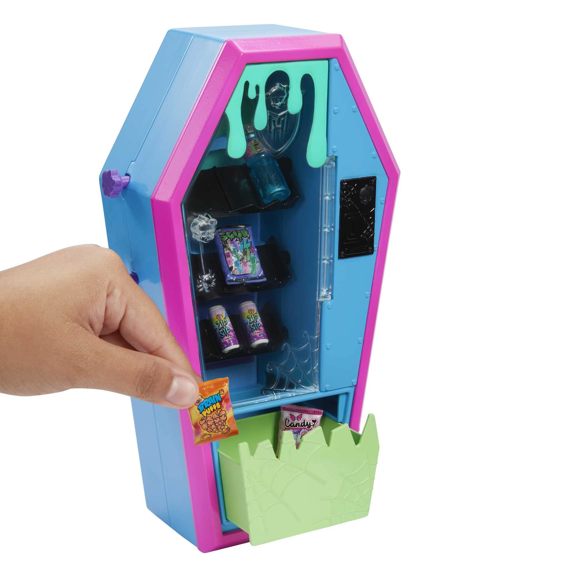 Monster High creepy-cozy furniture creates spooky comfort for dolls.