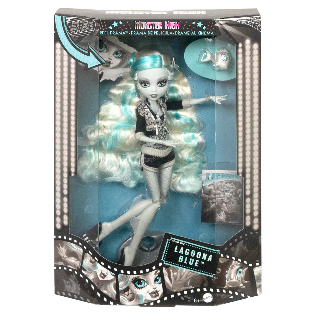 Monster High Reel Drama packaging highlights the capsule collection for gifting.