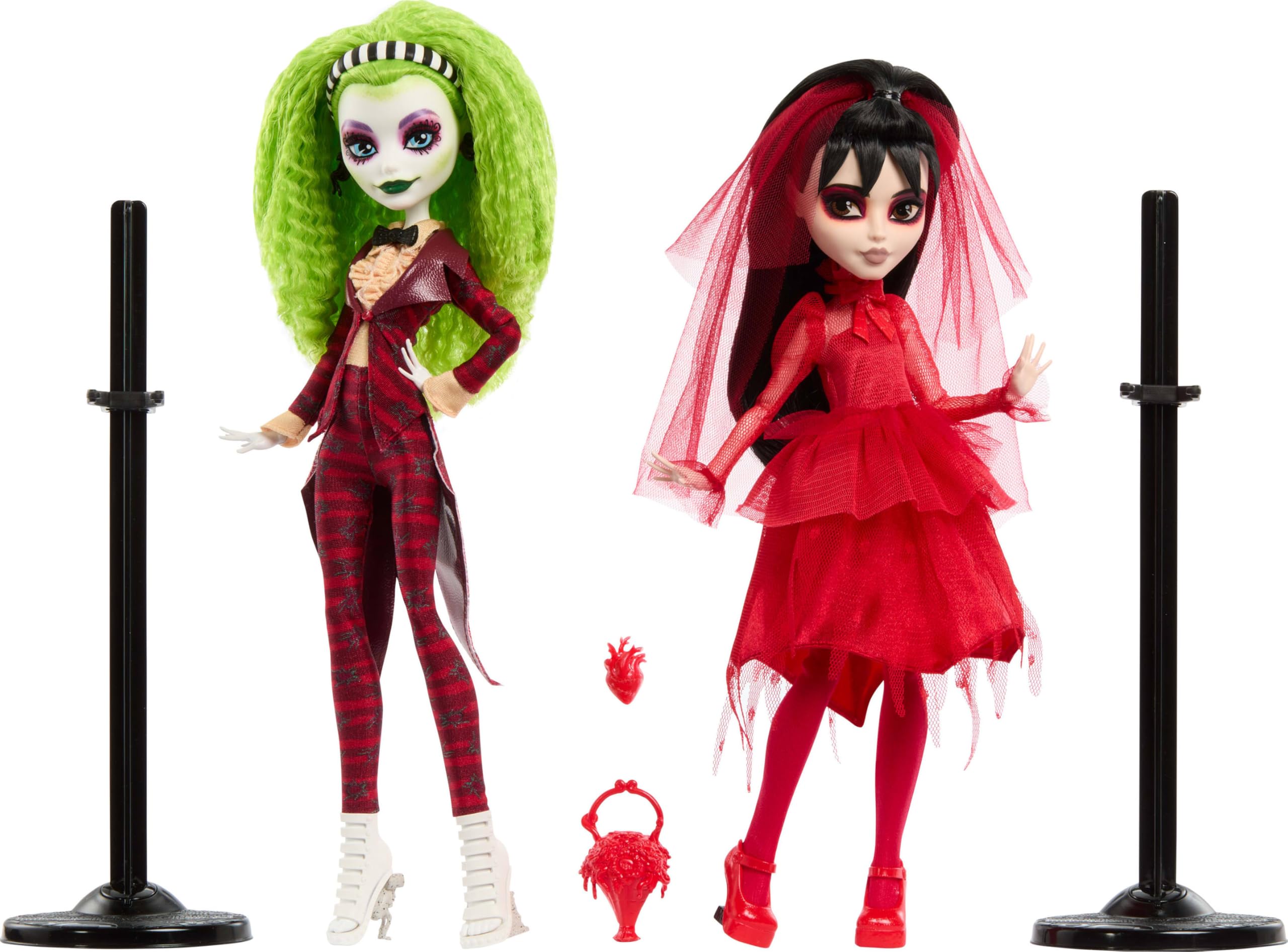 Skullector display stands included for stable shelf display.