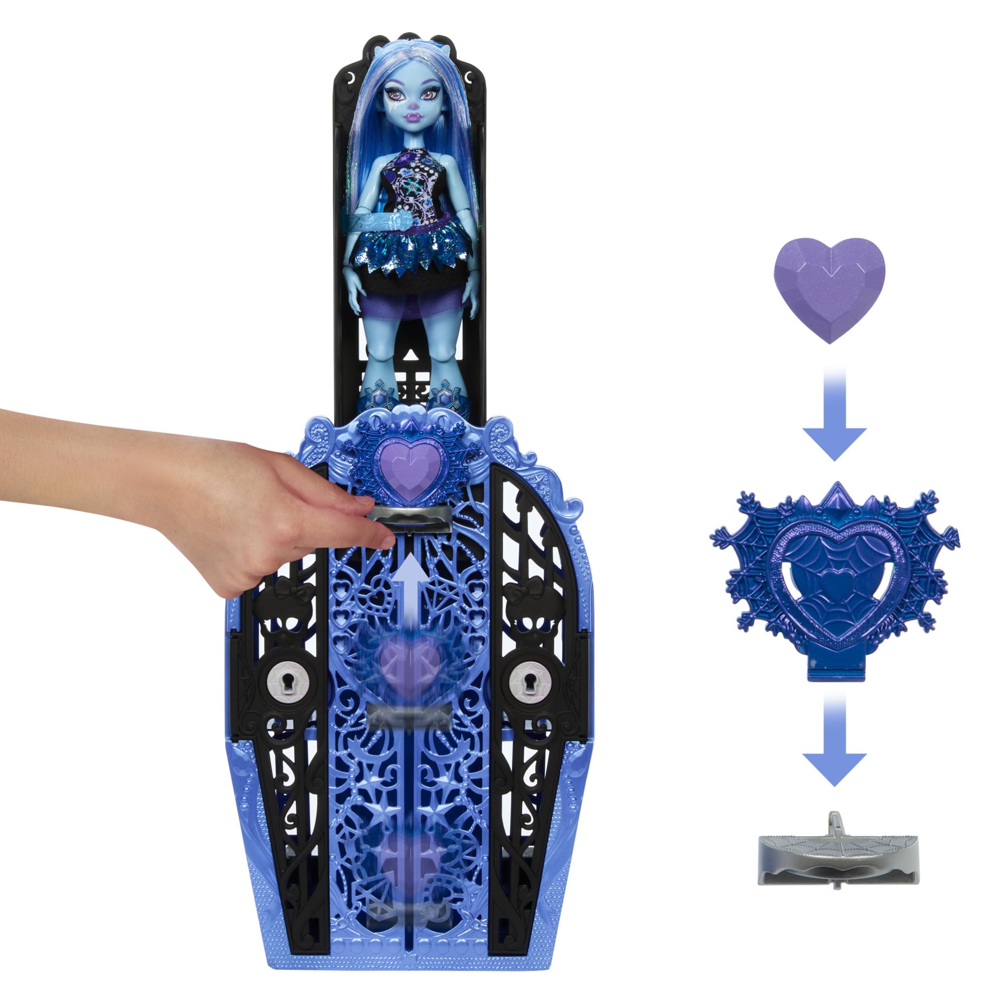 Monster High charms and talisman pieces for puzzle building.
