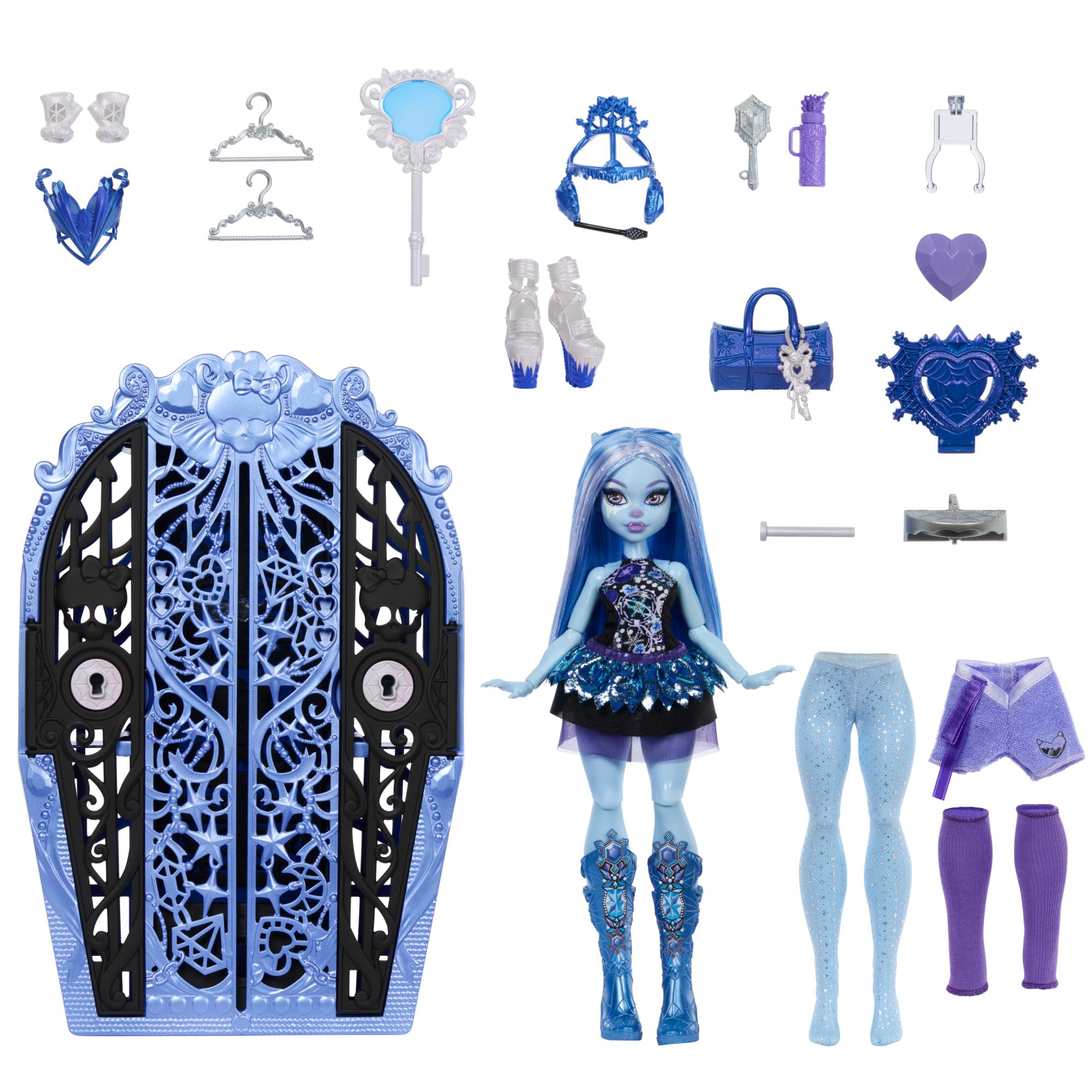 Monster High treasure map with symbols for mystery exploration.