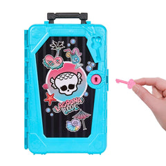Suitcase with surprises invites extra unboxing fun and dress-up options.