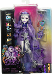 Monster High Spectra Vondergeist and Rhuen the ferret for spooky companionship.