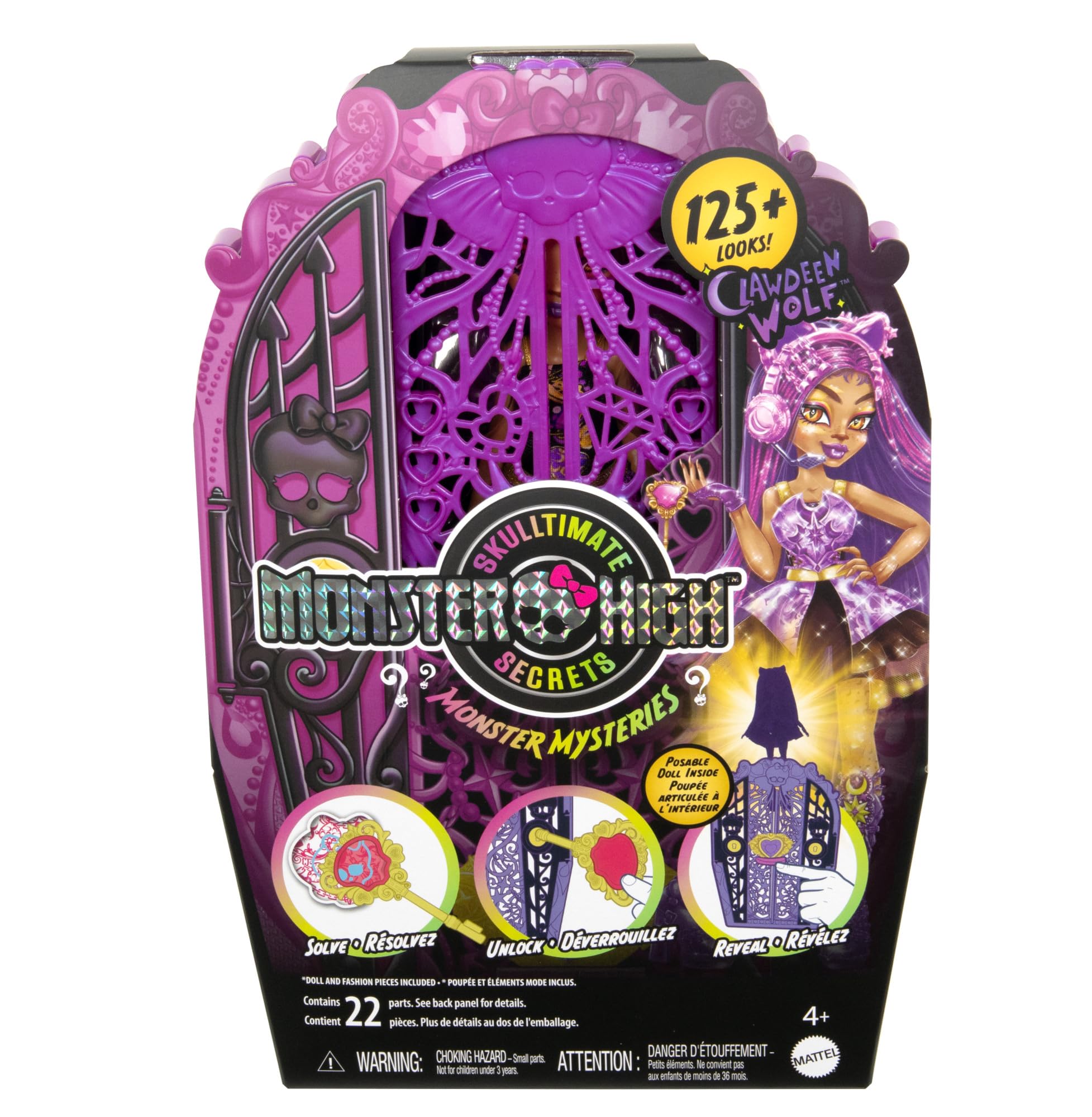 Monster High spooky closet storage keeps doll and accessories organized
