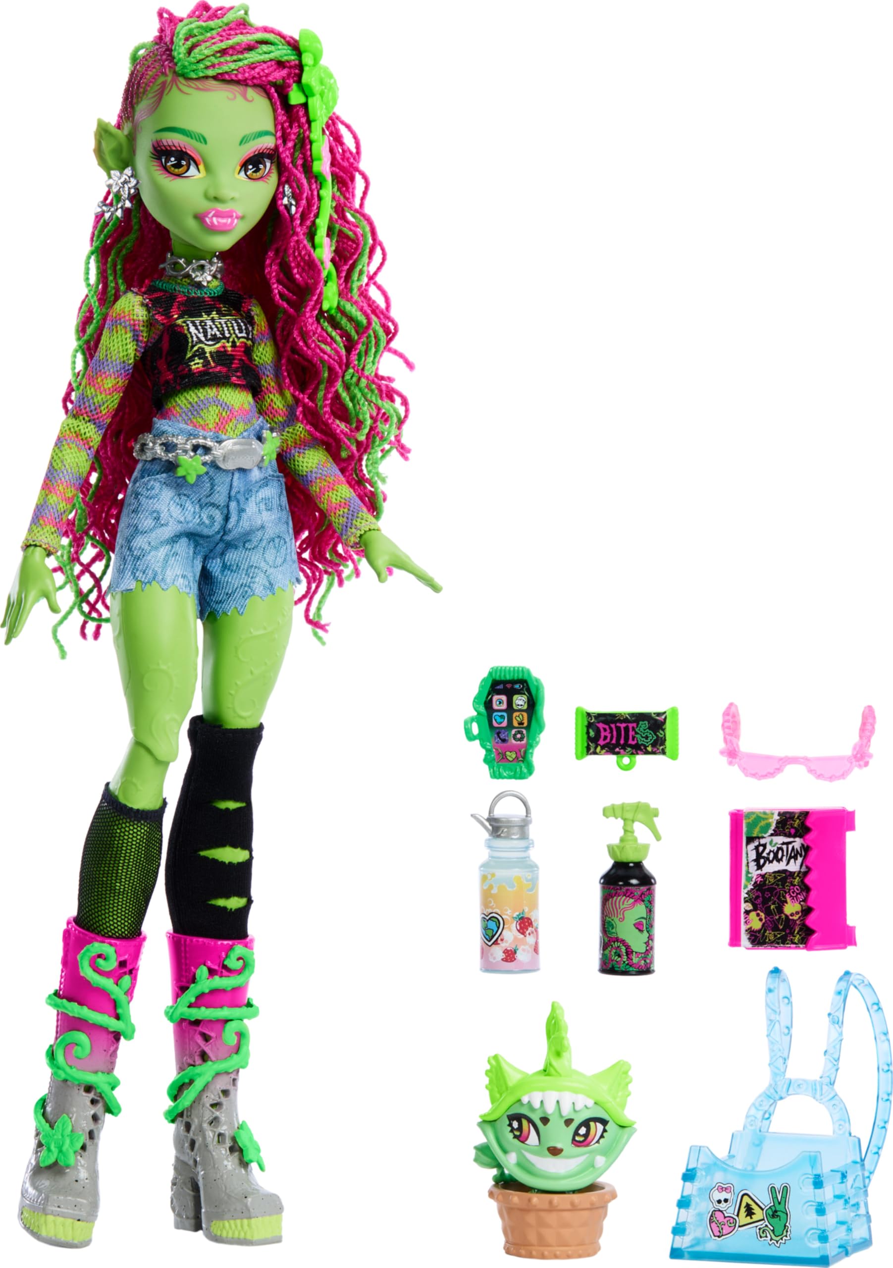 Venus McFlytrap sunglasses add flair for pretend outings.