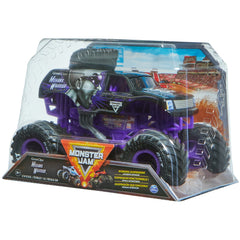 Packaging shot shows safe, gift-ready Monster Jam display piece.