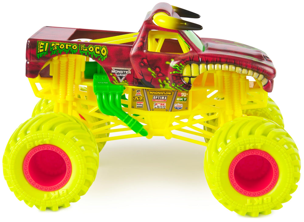 Monster Jam 1:24-scale truck in action suitable for play and display.