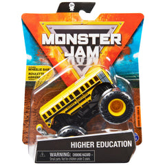 Monster Jam 1:64 scale truck front view for display and play.