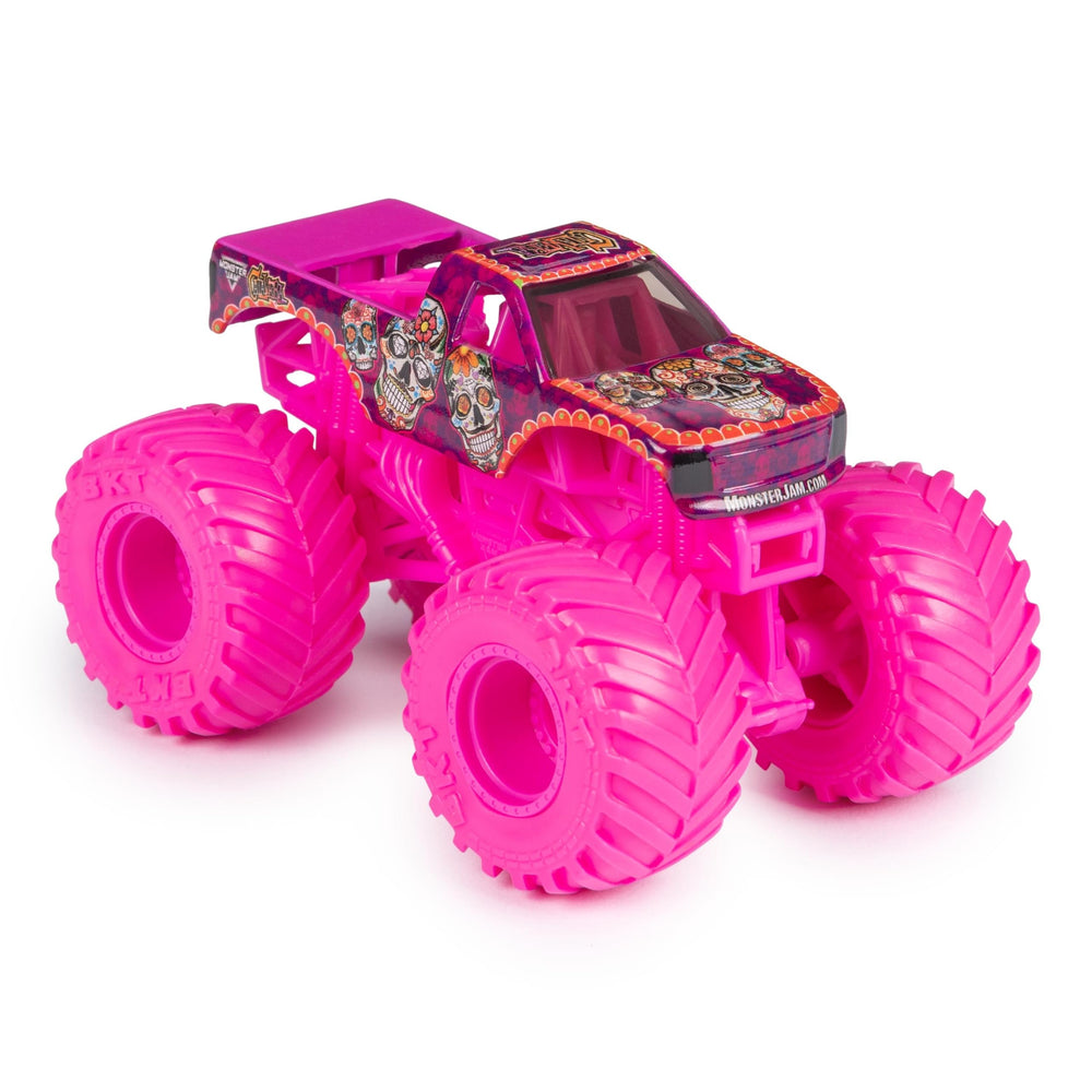 Monster Jam Calavera 1:64 detailed graphics capture color, logo, and style.